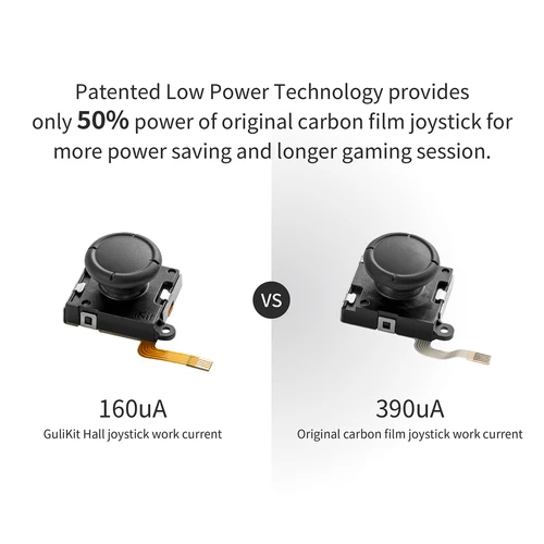 Imagen 2 del producto Joystick de detección GuliKit TMR para JoyCon, repuesto sin palo de deriva para reparación de accesorios de juego Nintendo Swicth/OLED/Lite