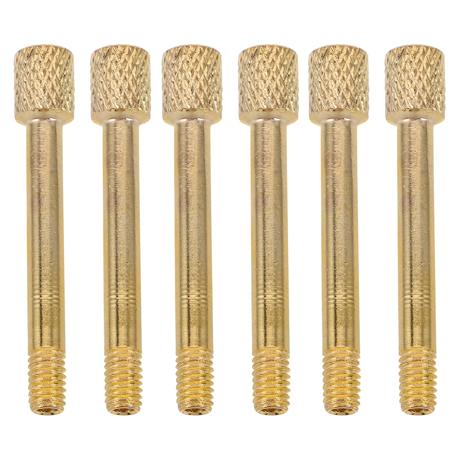 

6Pcs Electric Guitar Tremolo System Mounting Screws String Lock Replacement Parts Accessories Saddle Bridge Screw