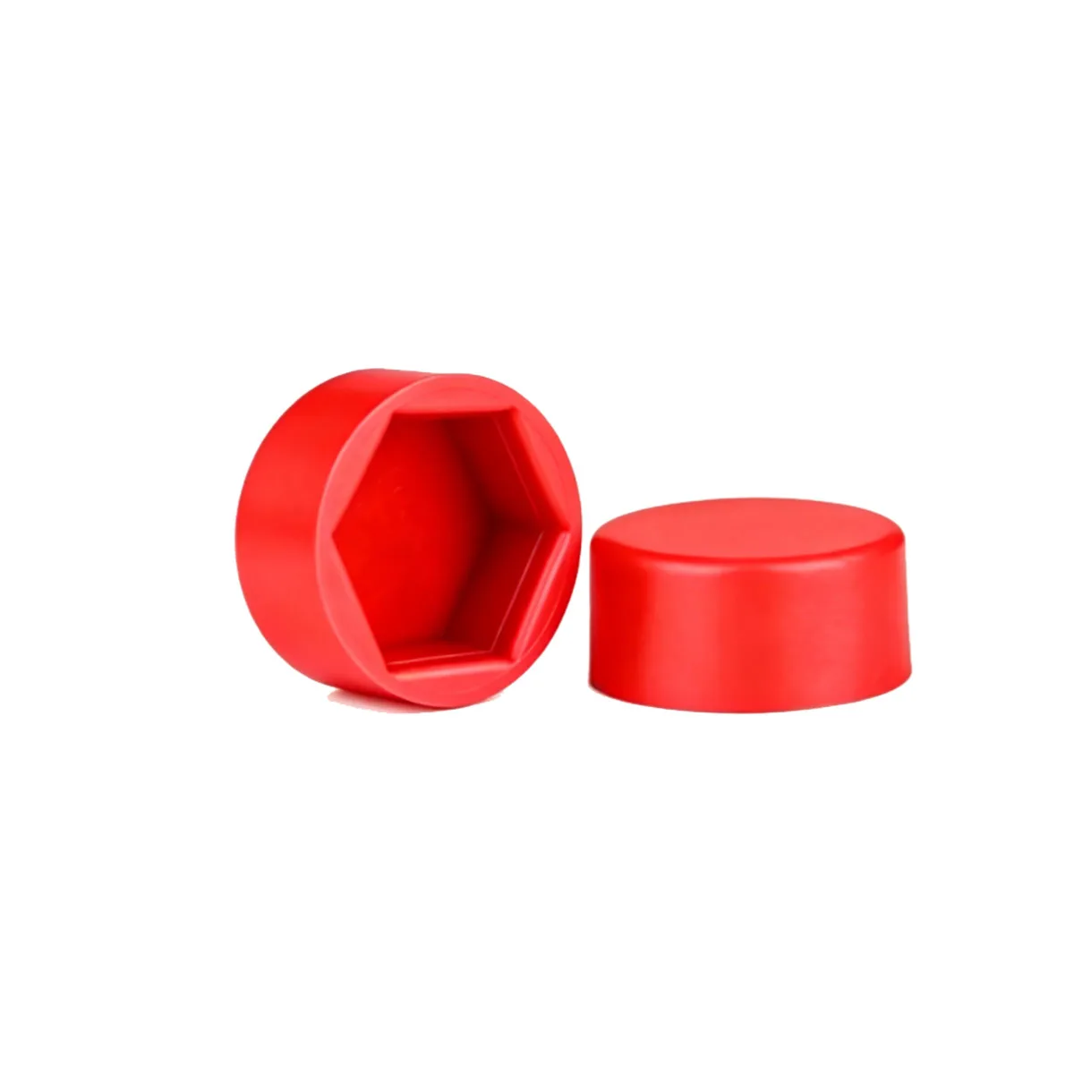

Black/White Hex Nut Protection Cover Flat Head Decorative Cap External Hex Screw Dustproof Shield Protective Dust Cover