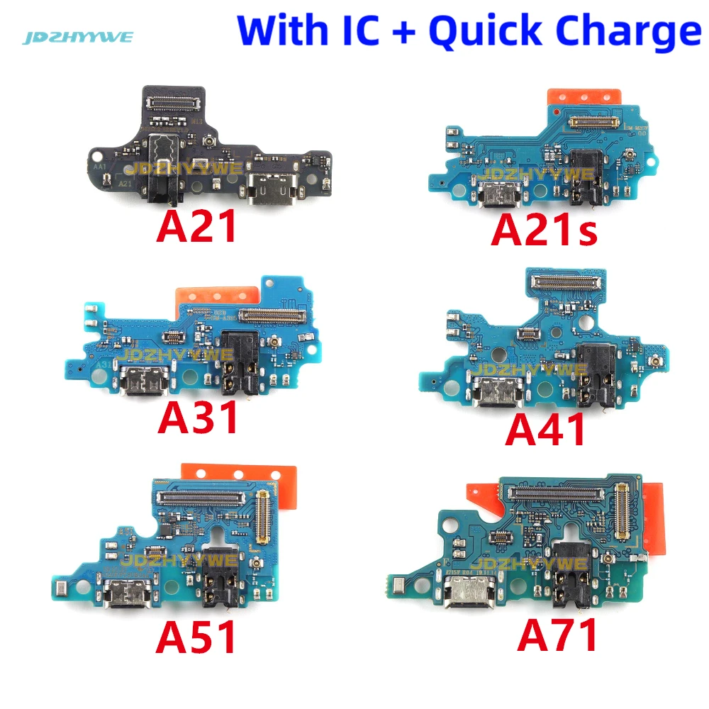 

USB Charger Charging Port Dock Connector Board Flex Cable For Samsung A51 A515F A71 A715F A21 A215F A21s A217F A31 A315F A41