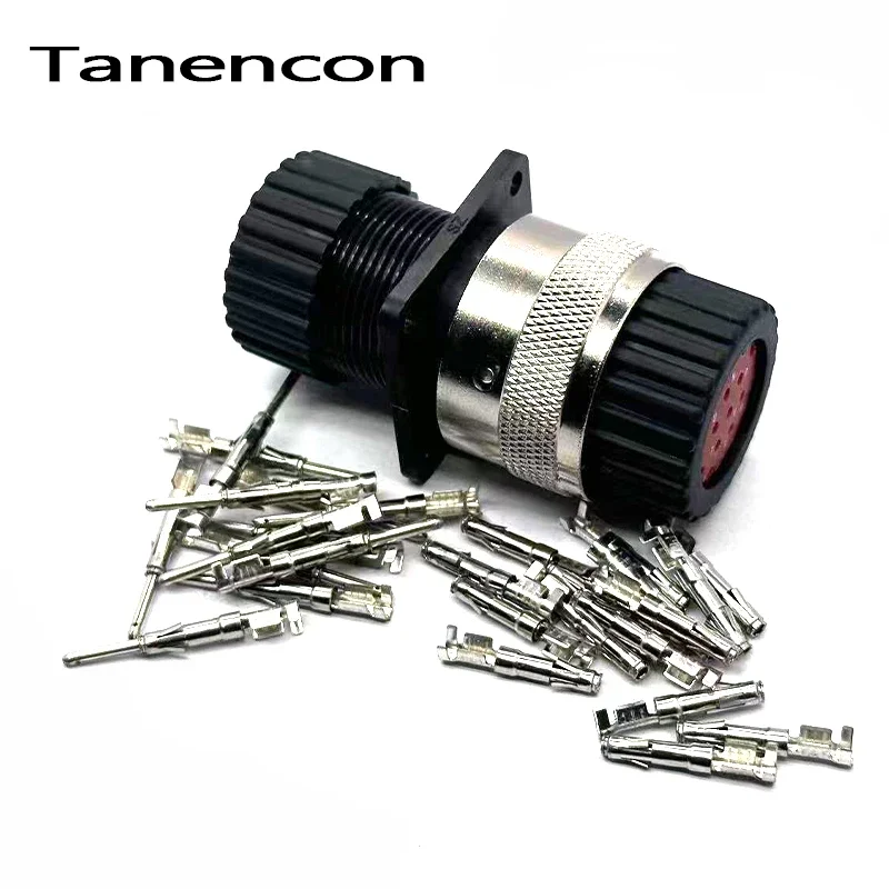 

1 Set 19 Pin ITT Neptune Aviation Special Round Waterproof Plug Male Female Connectors Socket 192900-0057 192900-0353