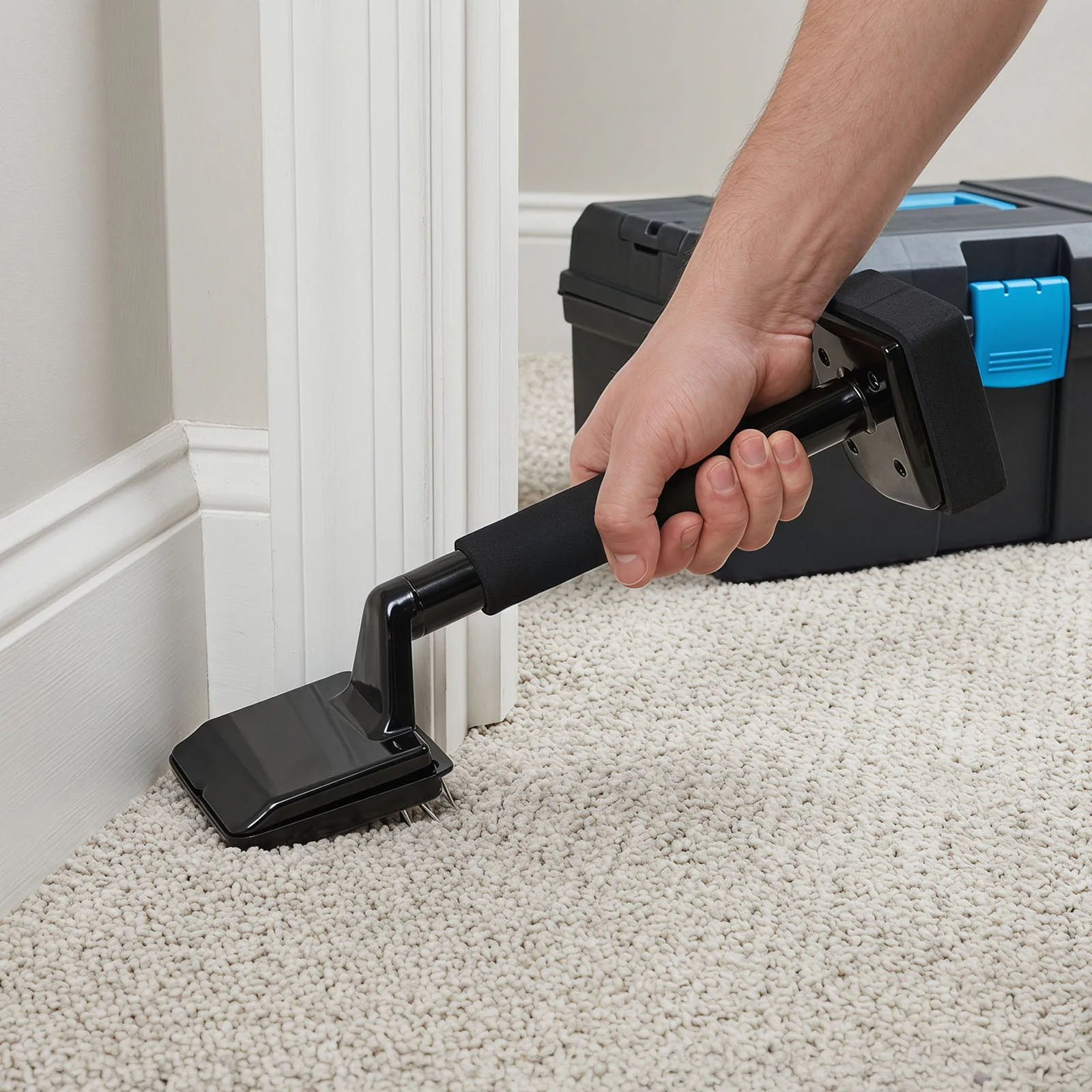 Economy Knee Kicker with Anti-slip Grip and Carpet Tucker Carpet Tensioner Stretcher Tools for Carpets Installation Works