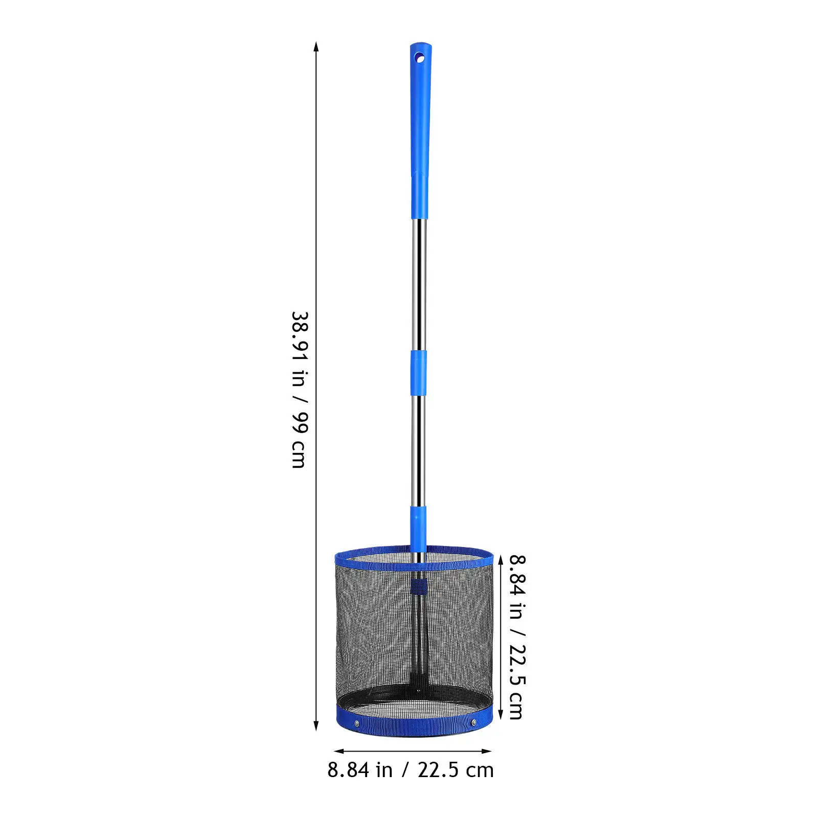 Table Tennis Ball Picker Professional Wear Resistant Long Handle Large Capacity Portable Ball Collector Convenient Practice Tool