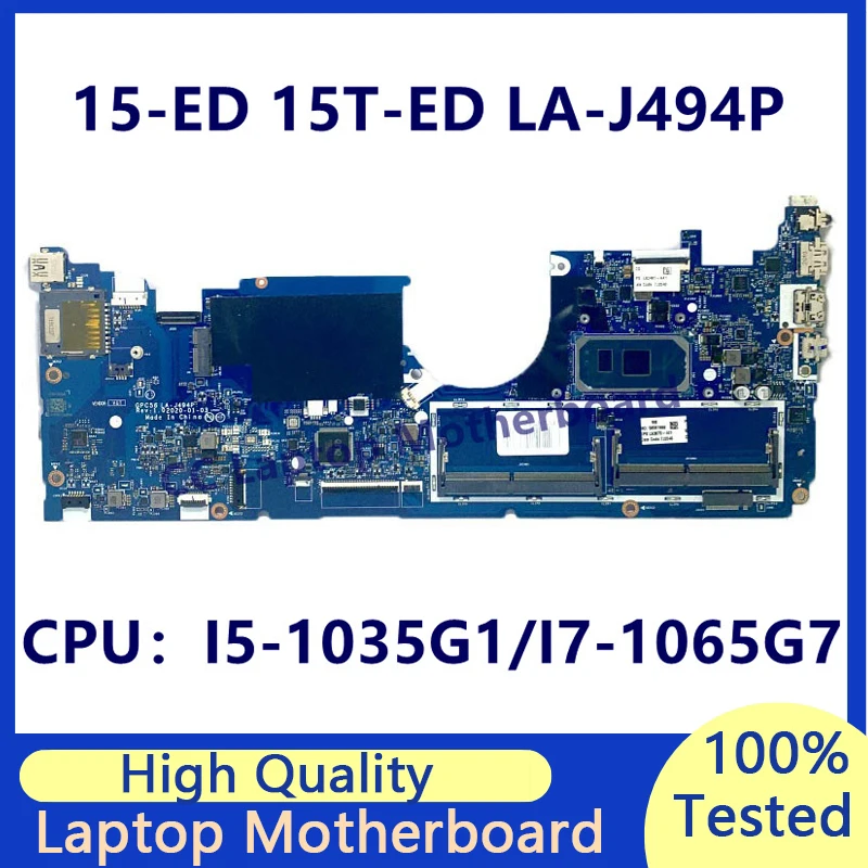 

L93868-601 L93870-601 Mainboard For HP 15-ED Laptop Motherboard With I5-1035G1/I7-1065G7 CPU GPC56 LA-J494P 100%Full Tested Good