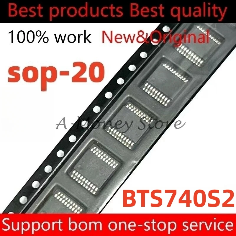 

(2-5pcs)BTS740 BTS740S BTS740S2 sop-20