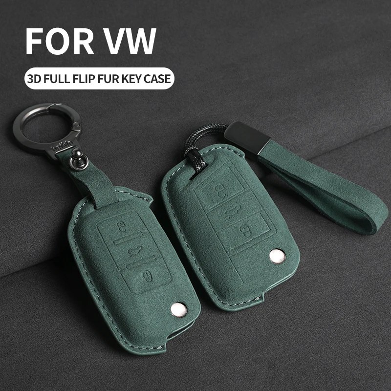 Exclusive Key Fob Cover For VW Flip Keys Fits Old Models: Lavida / Bora / Sagitar / Santana / Jetta / Passat / Tiguan / Tharu &