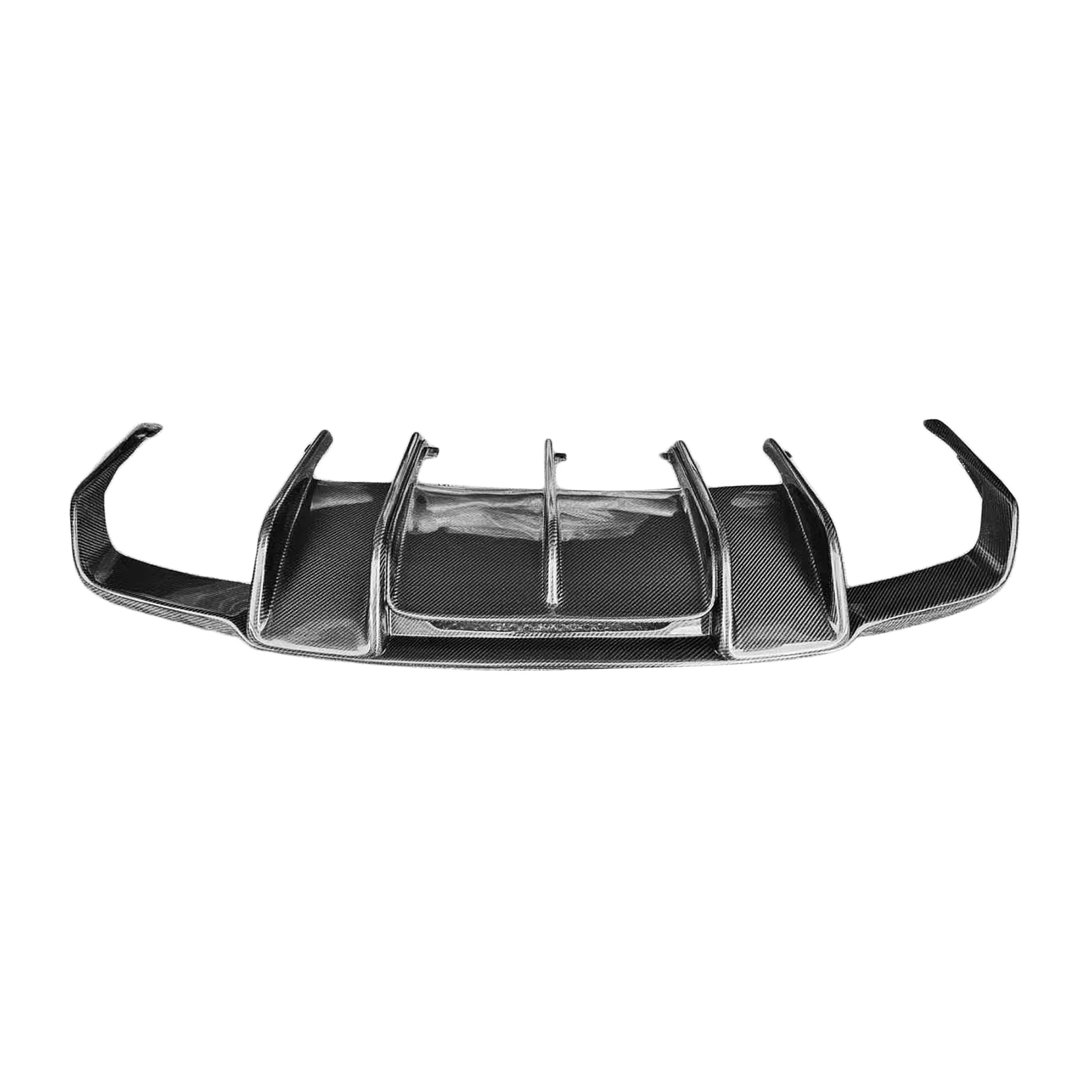 Rear Bumper Diffuser Lip Carbon Fiber Splitter Spoiler Kit For Mercedes Benz W218 CLS Class CLS550 CLS63 AMG 2011 2012 2013 2014