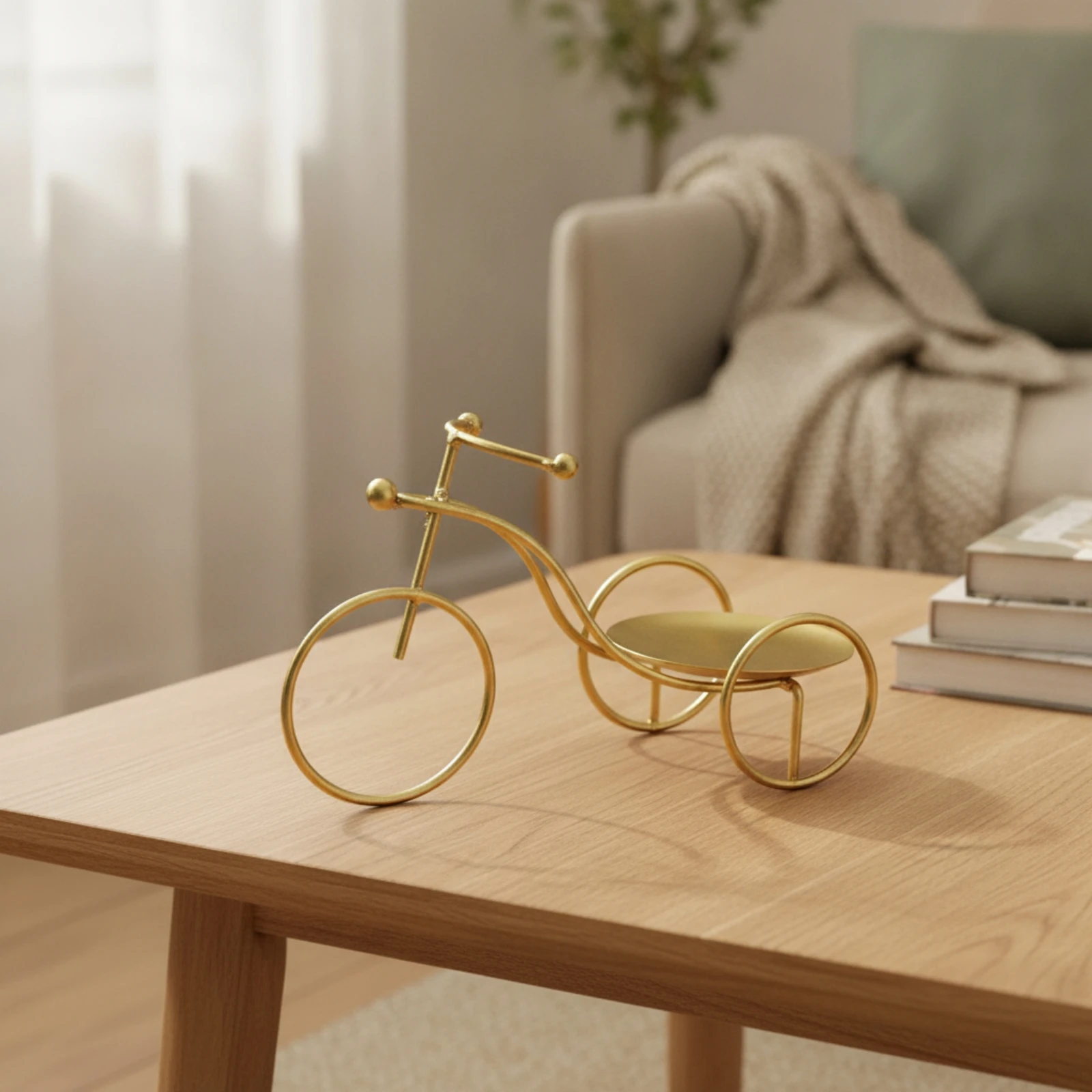 Cycle Candle Holder Decorative Candle Tray Stand Candlestick Rustic Vintage for Coffee Table view 5