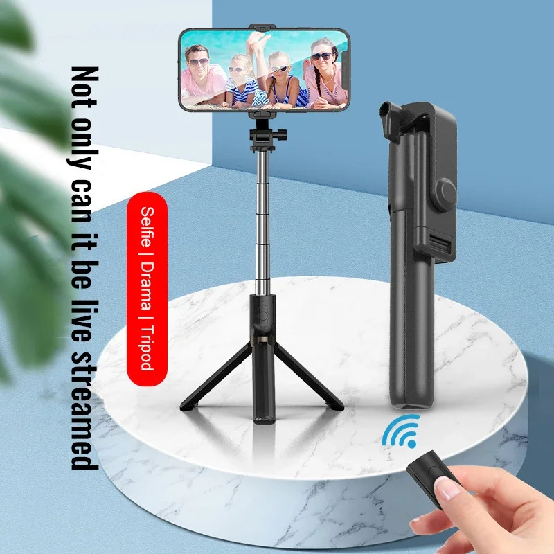 Handheld 360 Degree Flexible Sports Camera Mini Selfie Stick Tripod with Wireless Remote Mobile Phone Monopod Stand image 5