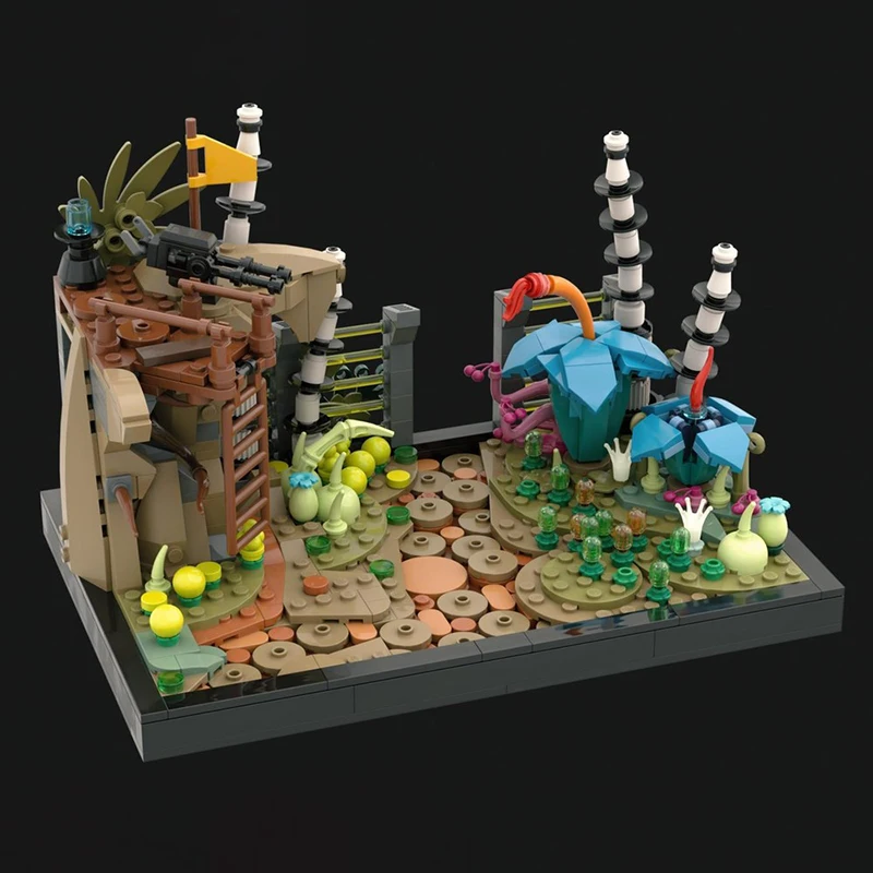 Nieuwe 665 Stuks Beroemde Ster Battle Film Moc Felucia Diorama Model Custom Puzzels Diy Creatieve Ideeën Kinderen Speelgoed Verjaardag Kerstcadeau