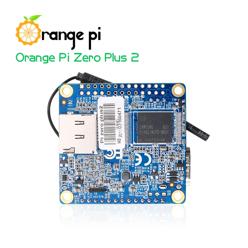 Orange Pi Zero Plus2 H3 WIfi de cuatro núcleos Bluetooth, mini PC, compatible con Android, Linux, Beyond Raspberry Pi