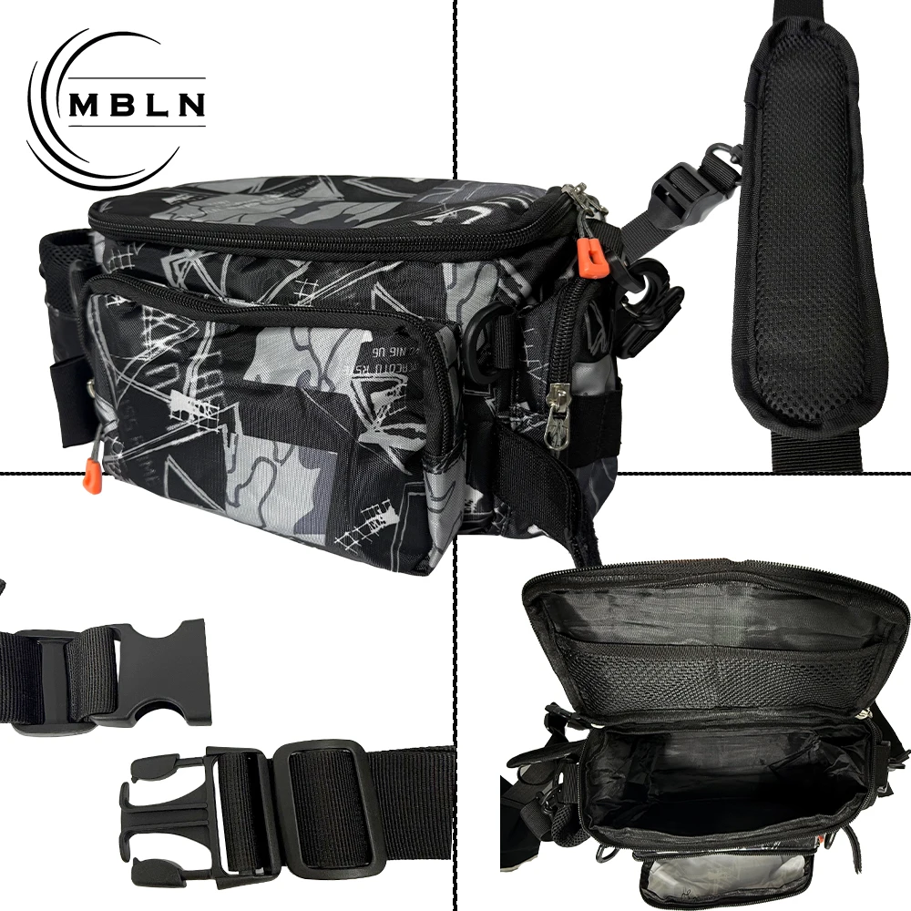 MBLN Bolsa para Señuelos de Pesca Plegable – Mochila Almacenamiento - imagen 5