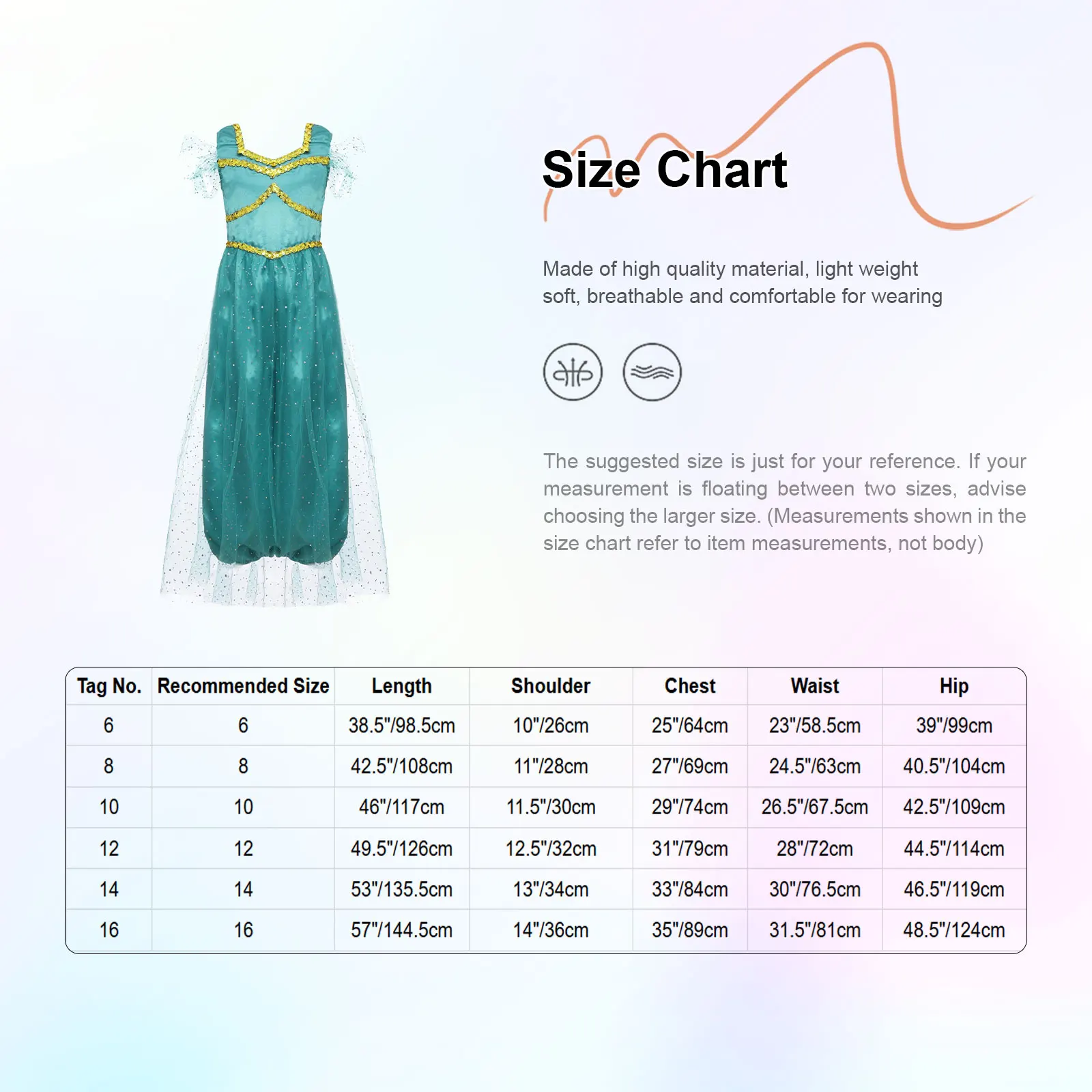 Enchanted Arabian Princess Costume for Girls with Sparkling Sequins And Full Bodysuit Halloween Character Role Play Jumpsuit