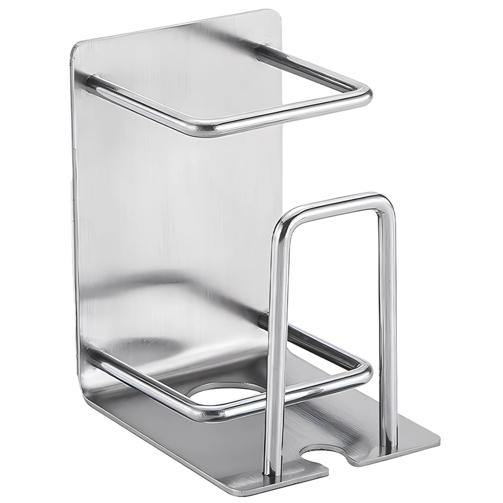 Toothbrush Holder Wall Mounted Stainless Steel Adhesive Bathroom Organizer For Mirror Tile Glass Toothbrush Rack