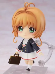 Annime Cardcaptor Sakura KINOMOTO SAKURA 918 Q version Figure  VC Doll Model Toys Car Decoration 10cm