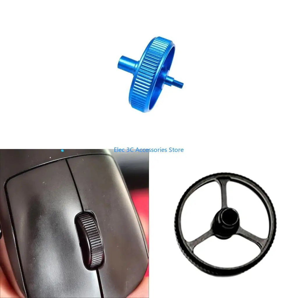 Y51A Aluminum Alloy Mouse Scroll Wheel for GPROWireless GproX Superlight 2DEX Mouse Pulley Mouse Rollers Replacement Part