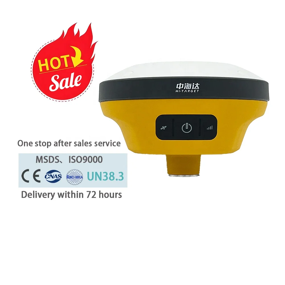 Hi-Target V200 IMU GNSS RTK GPS، التخطيط المرئي يمكن تحميل خرائط Google، ويمكن اختيار لغة رمز التسجيل الدائم