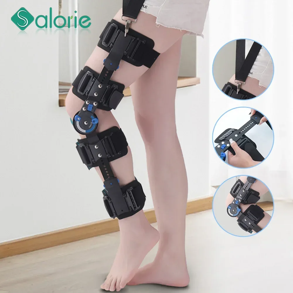 Leg Fracture Fixation Protector Brace Knees Joint Lower Limb Rehabilitation Fibula Tibiofibular Ligament Care Thigh Support