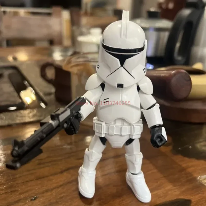 FIGURA DE ACCIÓN DE Stormtroopers de Star Wars para niños, juguete de 14cm, versión Q, regalo, novedad