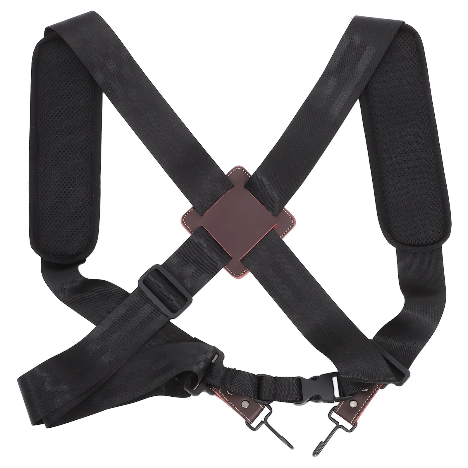 

African Drum Strap Djembe Adjustable Snare Drum Belt Black Polyester Upgraded Cotton Padding Suitable Children Adults