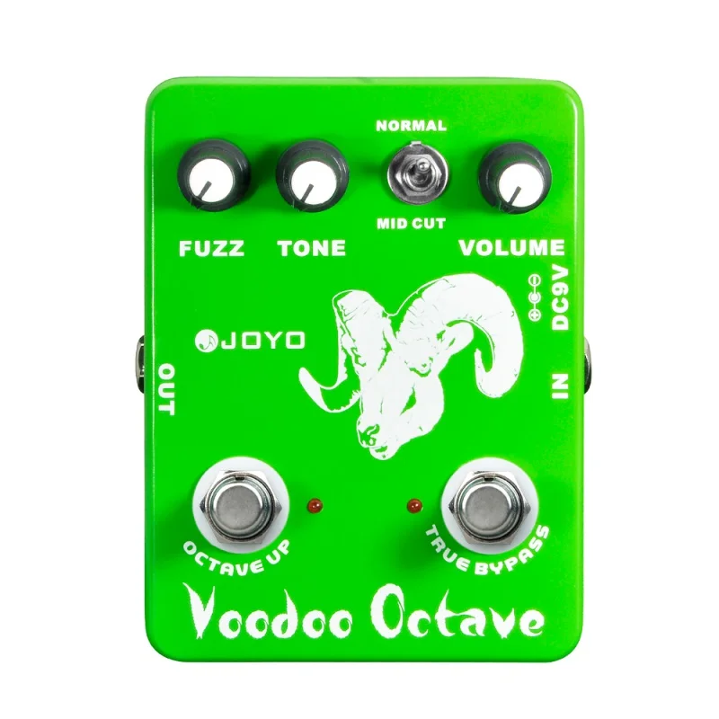 

JOYO JF-12 VOODOO Октавная педаль OCTAVE, педаль для гитарных эффектов, Fuzz мини-педаль, педали для бас и электрической гитары, True Bypass