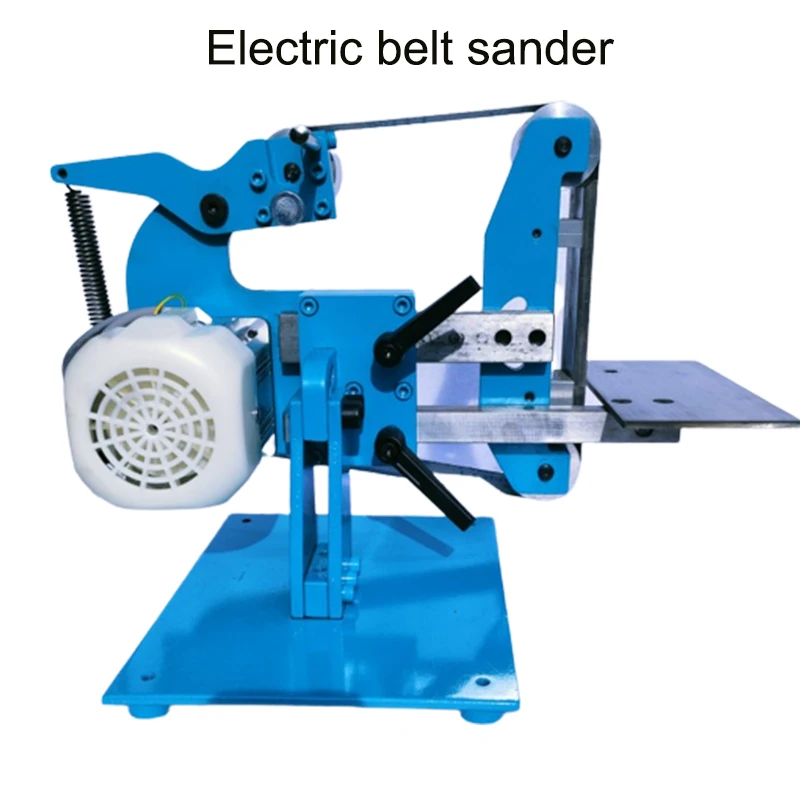 0.75KW Multifunctional Belt Sander Vertical And Horizontal Mini Belt Machine Metal Polishing and Grinding Machine