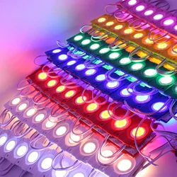 100Pcs/Lot Wodoodporny IP67 3W 2.5W DC12V 24V COB Moduły LED Formowanie wtryskowe Zimny Ciepły Biały Do Lamp reklamowych Światła paskowe