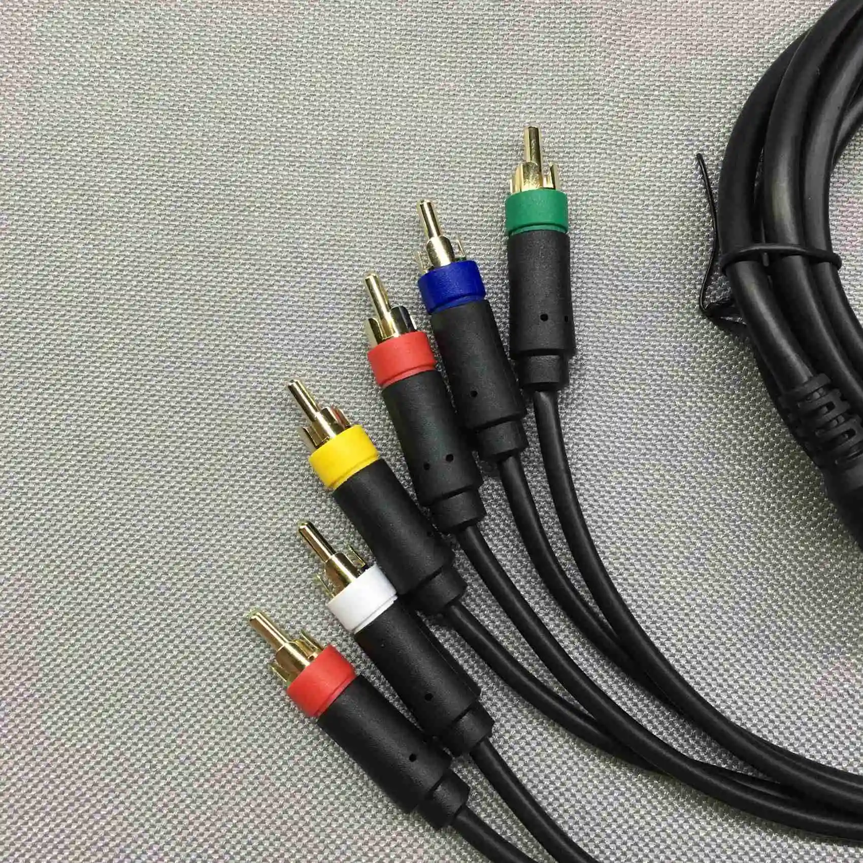 RGBS Color Monitor Special Line Saturn Red Blue Green RGB+Sync Video and Audio Cable, Composite Cable
