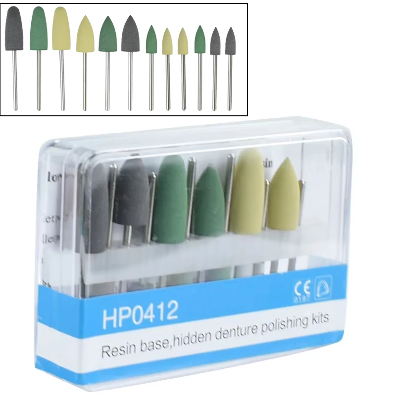 ทันตกรรมสุขอนามัยในช่องปากฐานเรซินซ่อนฟันปลอมชุดขัดสําหรับ Handpieces ความเร็วต่ําฟันไวท์เทนนิ่ง Hp0412