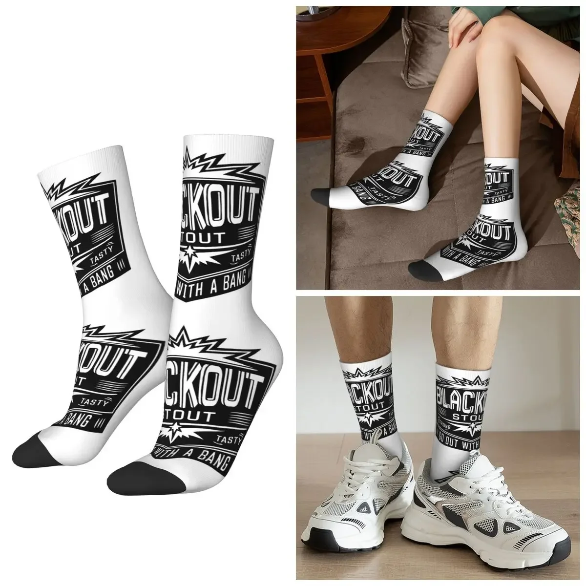 

Носки All Seasons Deep Rock Galactic Black Out Stou, спортивные носки средней длины, впитывающие пот, для мужчин и женщин, подарки на каждый день