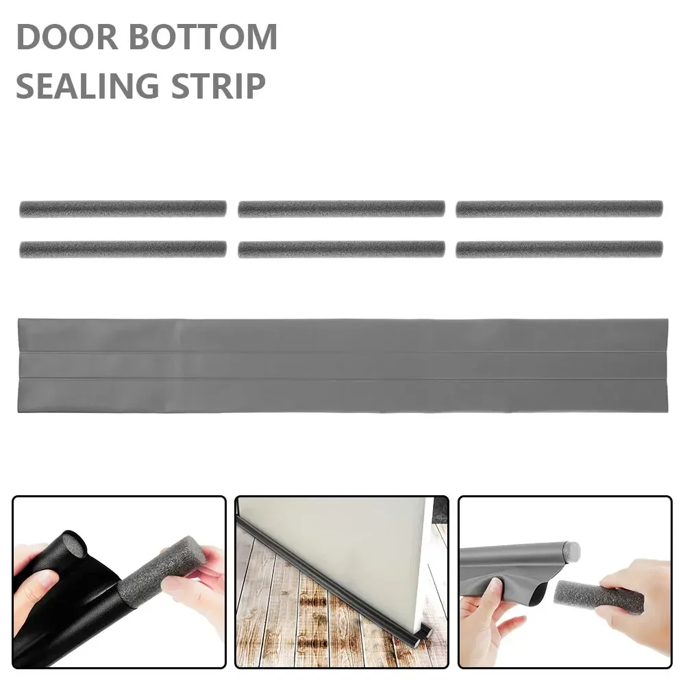 Proof Window Weather Strip Flexible Door Seal Bottom Sealing Strip Sound Proof Reduce Noise Stopper Prevent Dust Pests 96cm