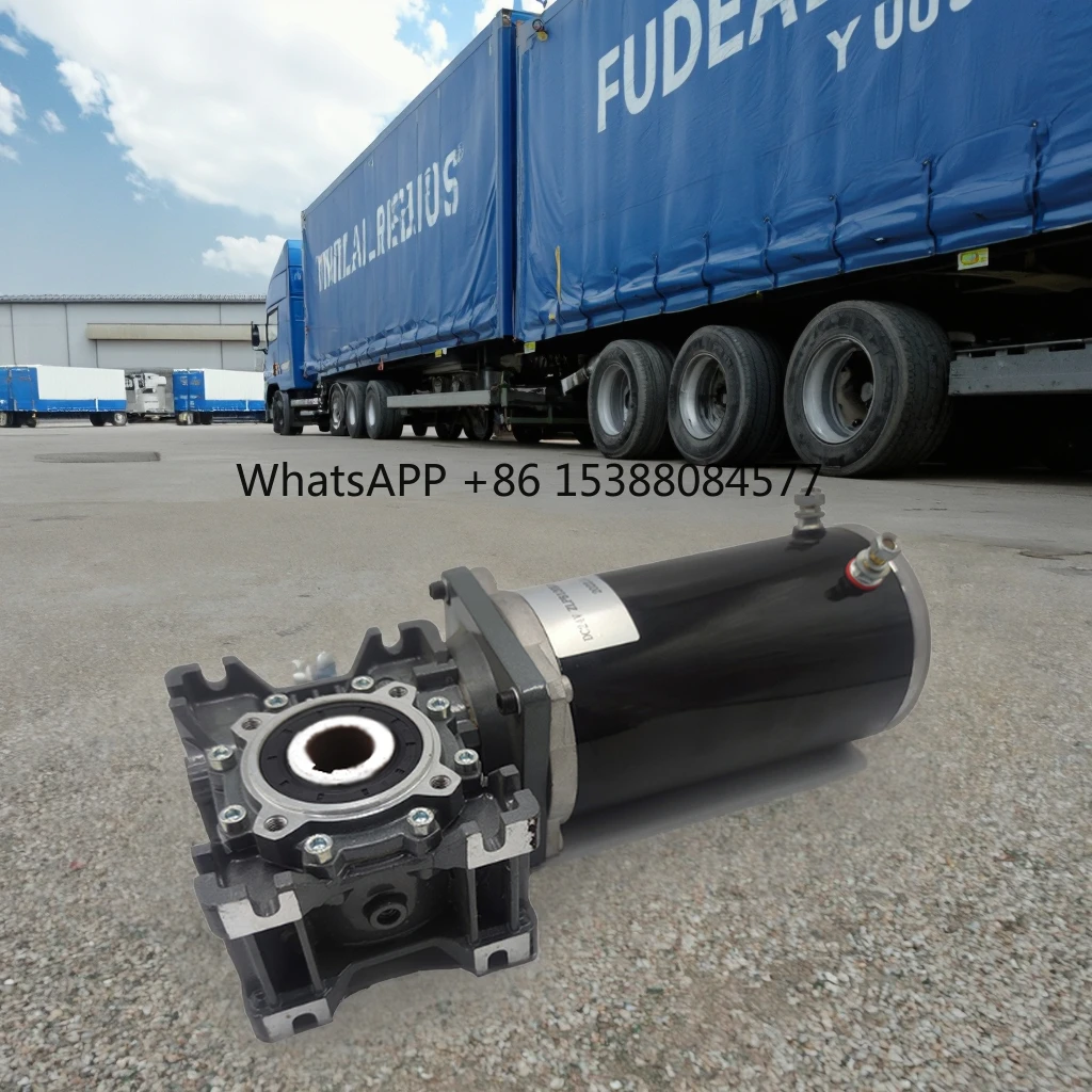 Tarpaulin Motor Permanent Magnet 1.2KW 12V 24V DC 1500RPM 8Nm Torque Cargo Truck Tarpaulin System Turbo Reduction Motor