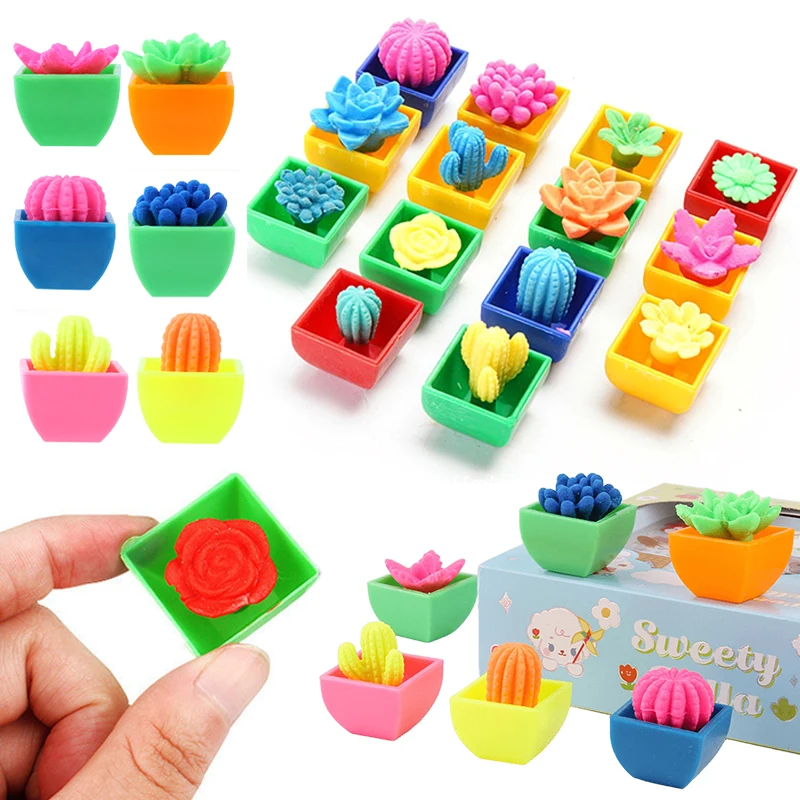 10/20PCS Waterabsorberende Plant Bloempot Ornamenten Creatieve Magic Groeiende Succulente Ornament Beloningen Geschenken voor School Klasse ZYF