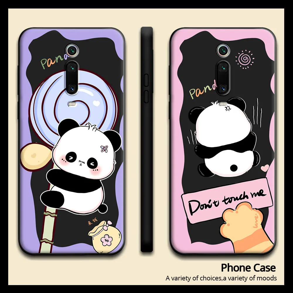 For Xiaomi 9T Pro Case Cartoon Animal Panda Soft Silicone Couple Back Cover For Xiaomi Mi 9T 9TPro Phone Case Shockproof Fundas