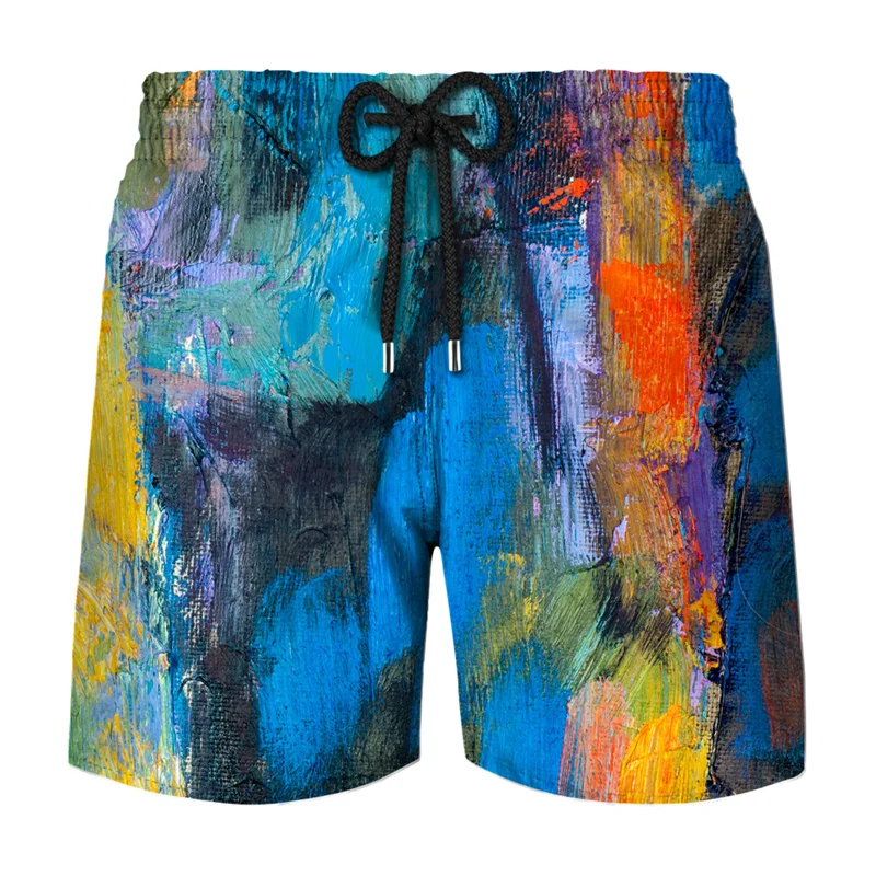 3D-Kunstmalerei drucken kurze Hosen für Männer Frauen Badehose Bade bekleidung Herren Sommer Surfbrett Shorts Strand Shorts Kleidung