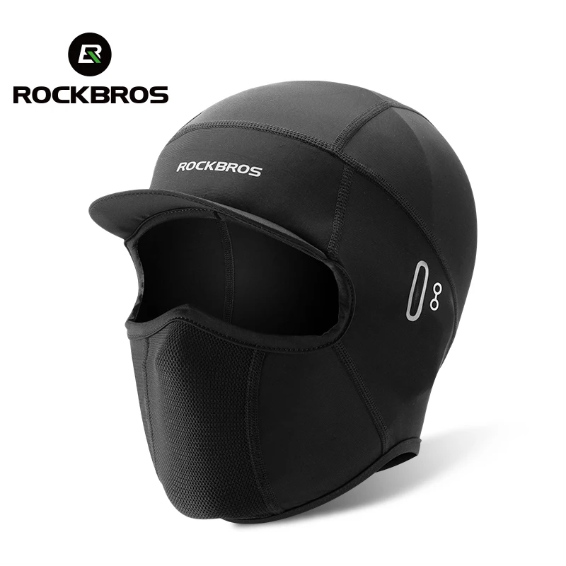 ROCKBROS Summer Cycling Caps Under Helmet Breathable Balaclava Motorcycle Bicycle Cap With Visor Sun Protection Fishing Hat