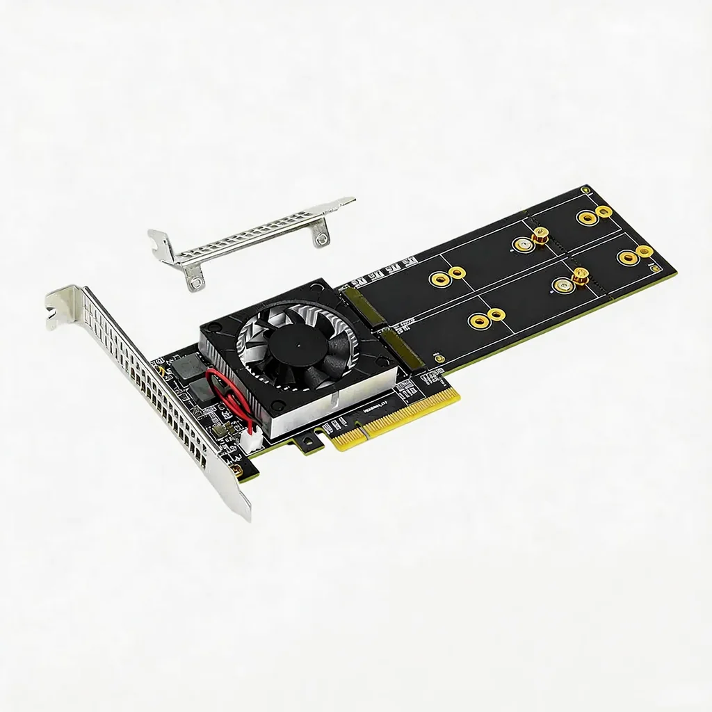 NÃO PRECISA DE BIFURCAÇÃO PCIe - Quad M.2 Nvme Pcie Bifurcation Card avaliação e preço