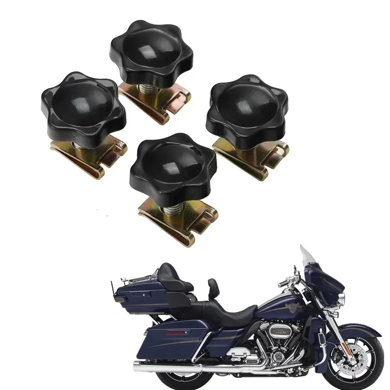 

For Harley Touring Road King Street Electra Glide Motorcycle Saddlebag Mounting Kit Security Theft Deterrent Acsessories