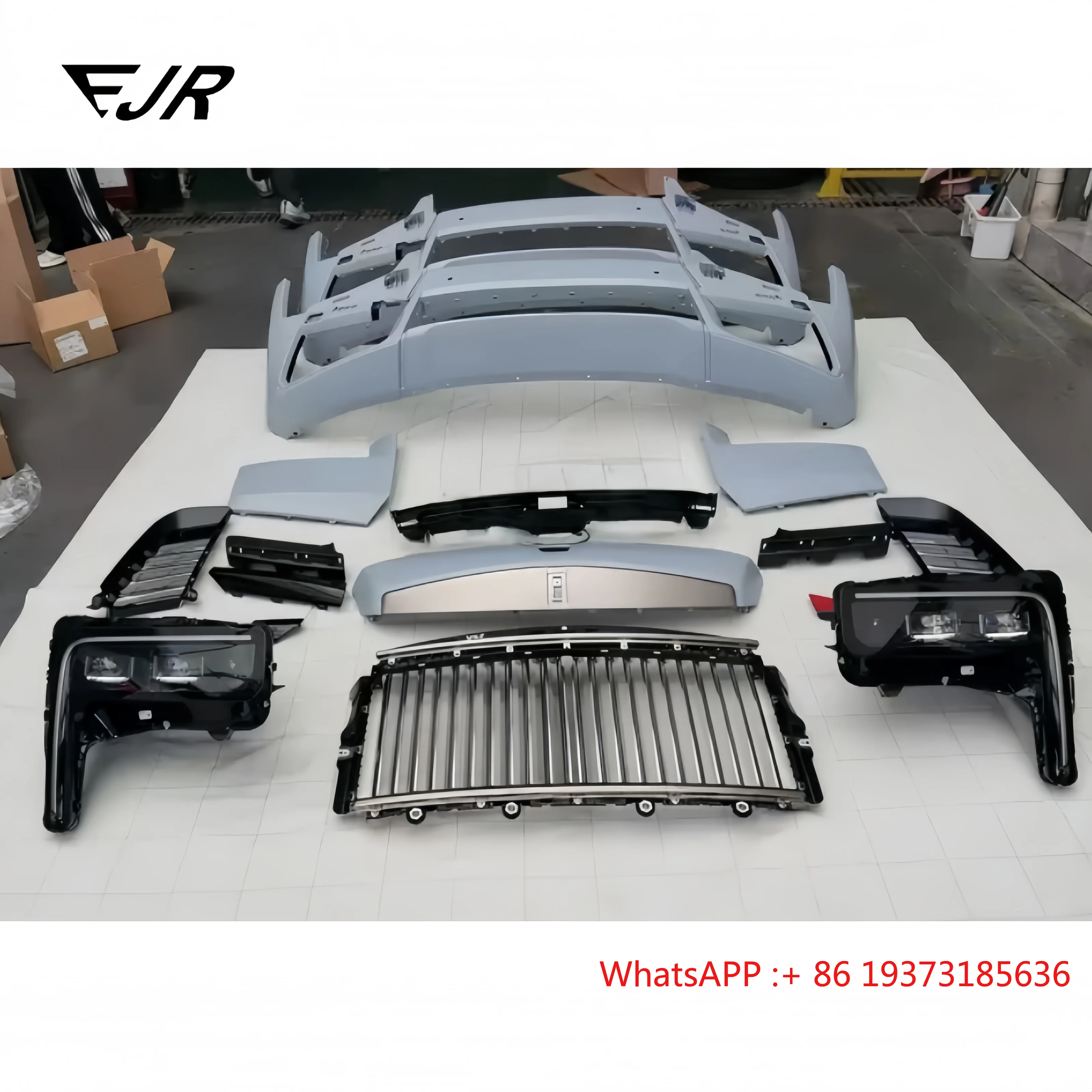 ل رولز رويس كولينان مجموعة المصد 2019 ترقية 2025 النسخة القديمة إلى النسخة الجديدة طقم الجسم التوصيل والتشغيل المصابيح الأمامية LED #6