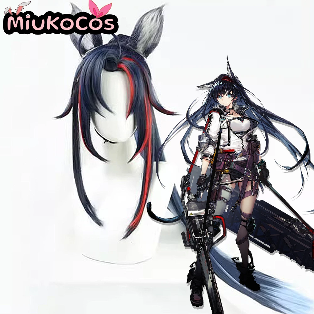 

В НАЛИЧИИ Blaze Explosive Blue Flame Косплей Парик MiukoCosplay Game Arknights Косплей