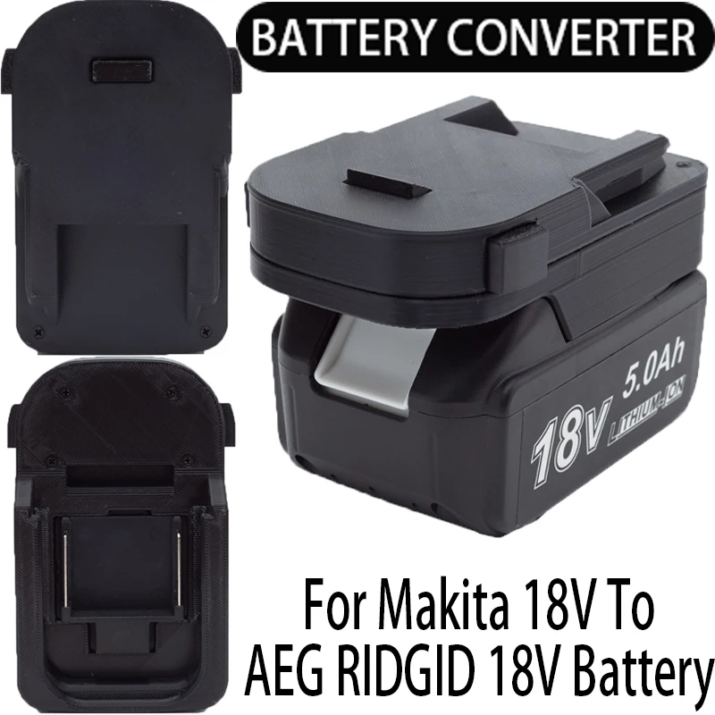 

Battery Adapter for AEG RIDGID 18V Li-Ion Tools Converter for Makita 18V Li-Ion Battery Converter Power Tool Accessories