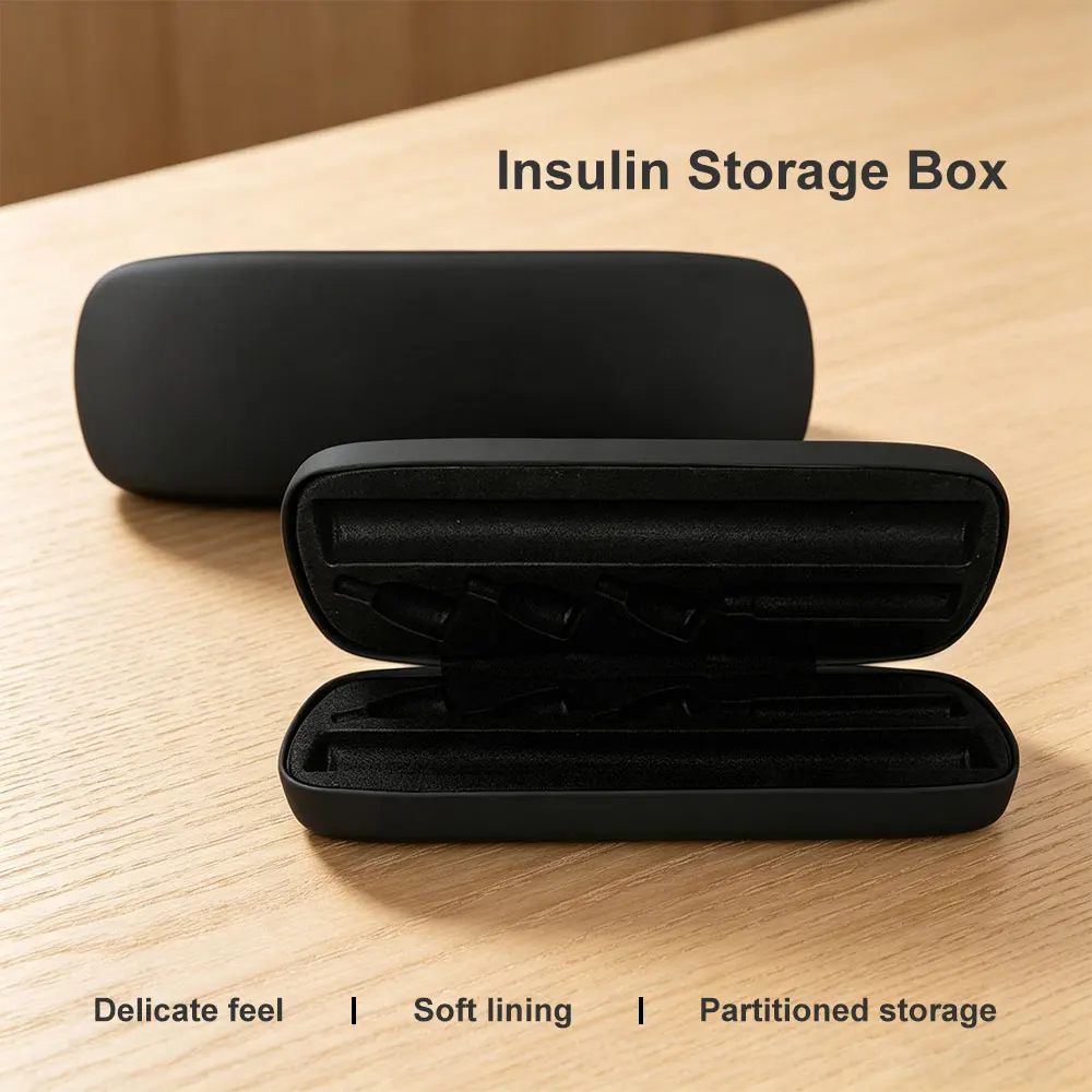 2pcs Insulin Pen Case Storage Box, Portable Diabetic Travel Case for Syringes, Supplies, Diabetic Medication Organizer Outdoor