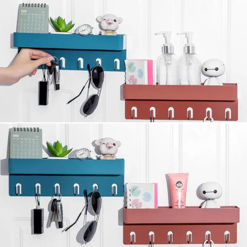 Floating Shelves Wall Shelf Bathroom No Punching Rack With Hook Design For Bathroom And Versatile Home Space