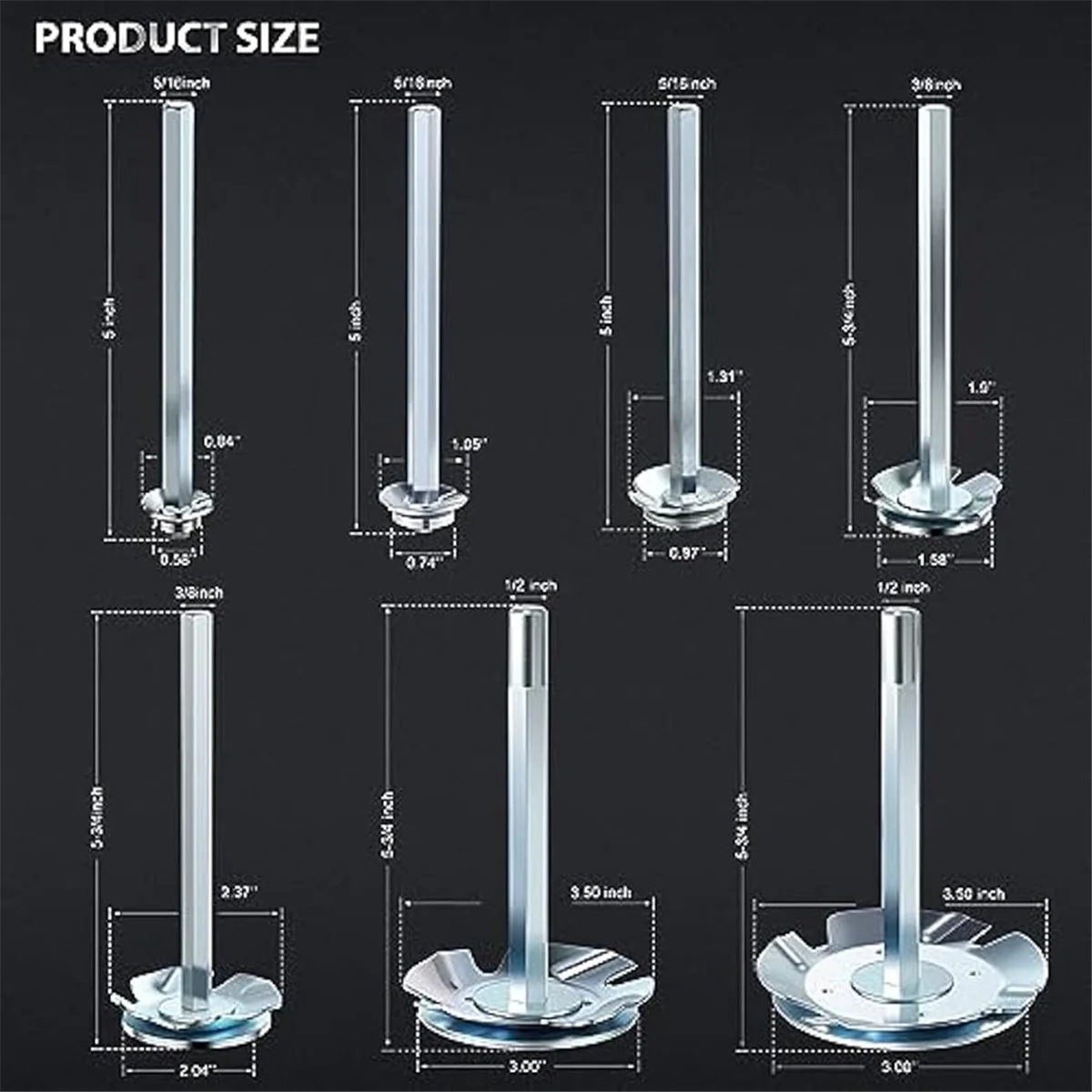 

New 7Pcs PVC Fitting Socket Saver Set 1/2In, 3/4In, 1In, 1-1/2In, 2In, 3Inch, 4Inch, PVC Pipe Reamer for Removing Hub