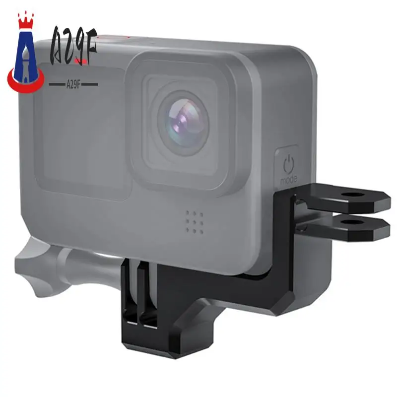 A29F-For Gopro Hero 12 11 10 9 Action Camera Vertical Bracket Adjusting Arm Adapter Vertical Shooting First-View Accessories