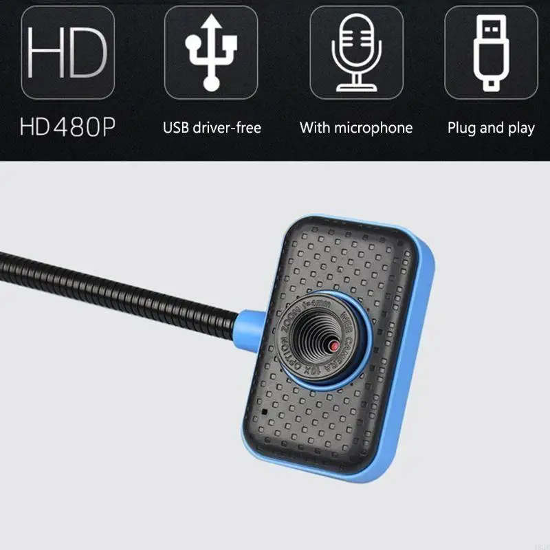 462E Web Camera for w/ Noise-reduction Microphone for Online Courses Business