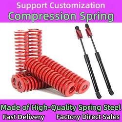 Red 2PCS Die Spring Spiral Stamping Compression Mould Spring For Rear Trunk Tailgate Strut Support Lift Bar Tool for Car