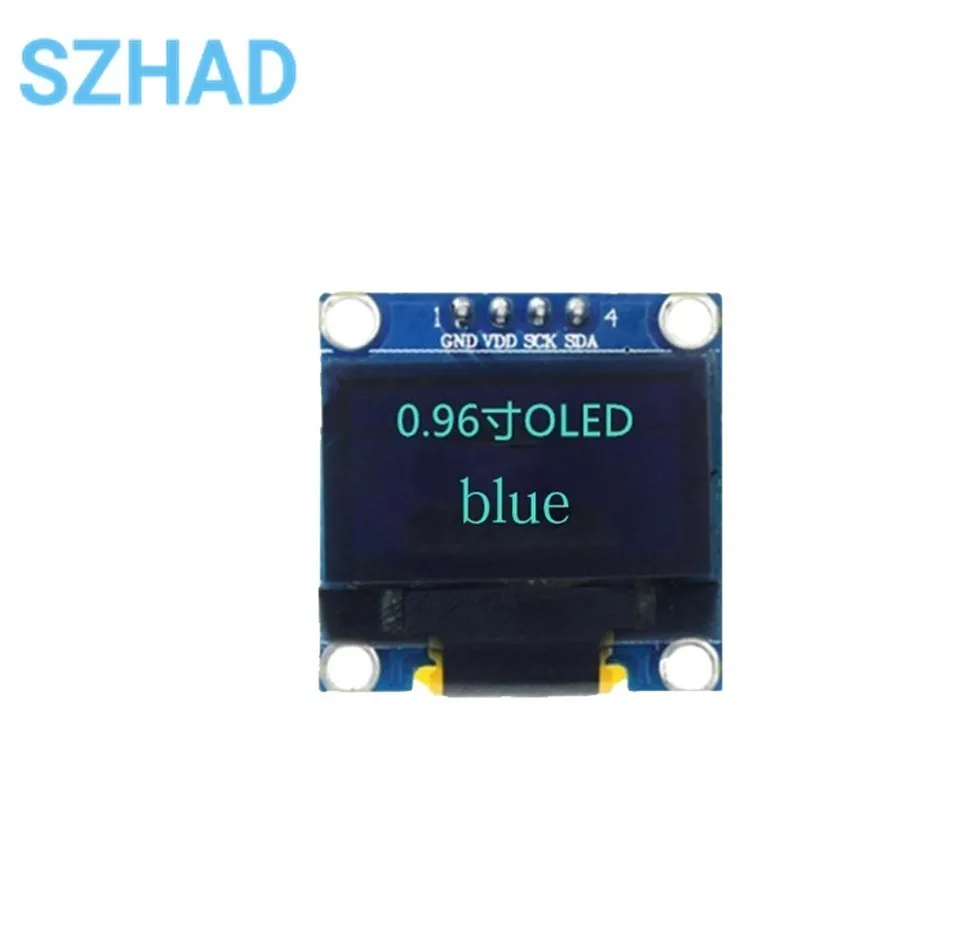 Módulo de pantalla LED LCD OLED para Raspberry Pi arduino 0,96 I2C IIC Serial, color azul/blanco/amarillo, 128x64