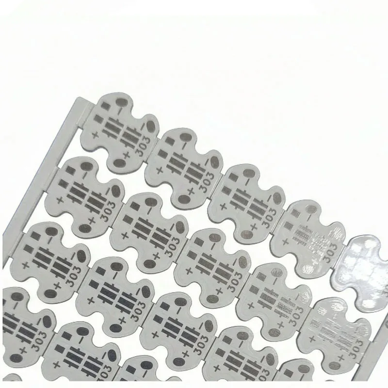 100pcs/lot 2Leds 16mm Aluminum PCB for XTE/XPG/XPE 3535/3030 High Power Leds