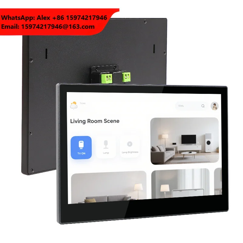 2026 YC-SM10P G2+ Upgraded 10.1 Inch IPS Android 14 RK3576 WiFi 6 POE Wall Mount Touch Screen Control Panel RV Car Home